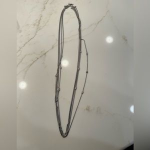 David yurman multi chain necklace with diamonds. 4 chains